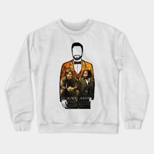 A portrait of Ben Affleck screenwriter behind Good Will Hunting Crewneck Sweatshirt